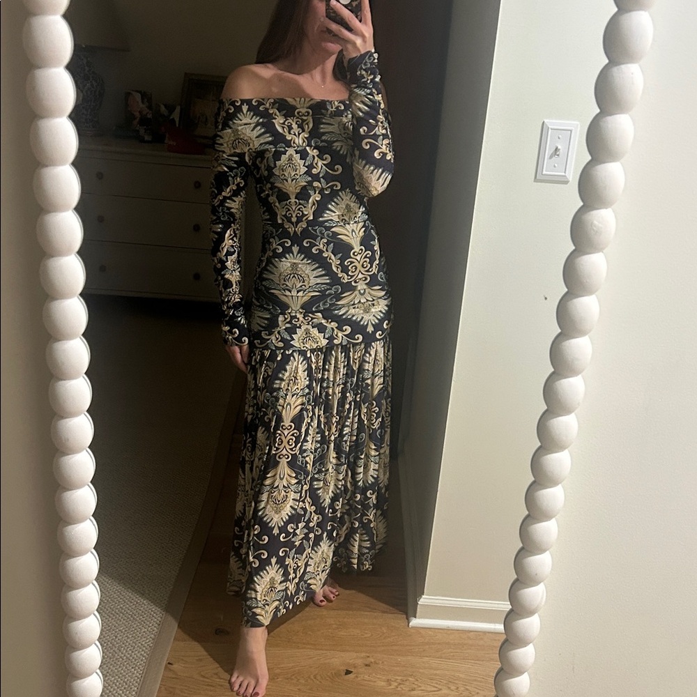Farm Rio drop waist maxi